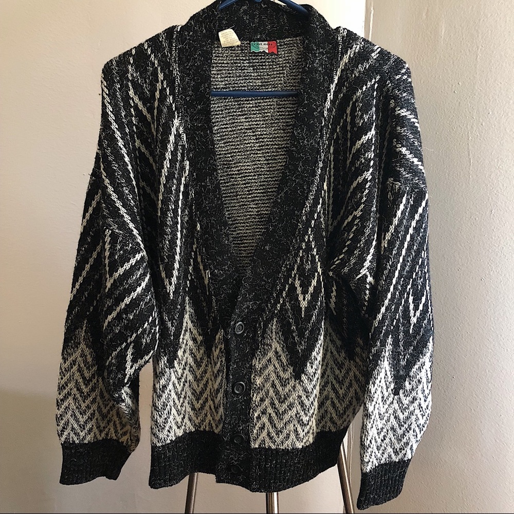 Vintage Patterned Cardigan
